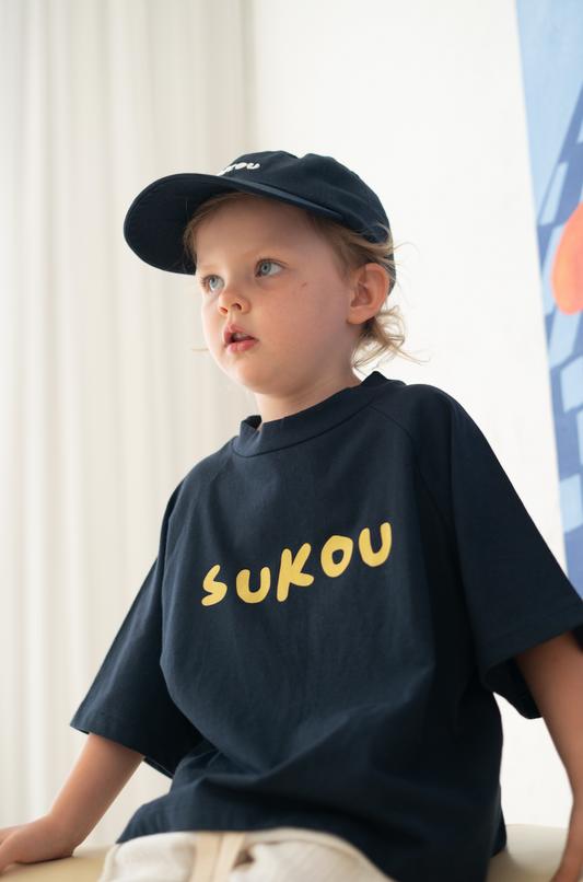 sukou signature t-shirt - navy