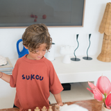 sukou signature t-shirt - rust