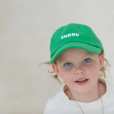 signature dad cap - green