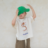 signature dad cap - green