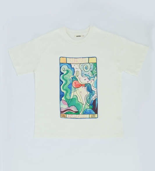 star sign women's tees - aquarius (pre order)