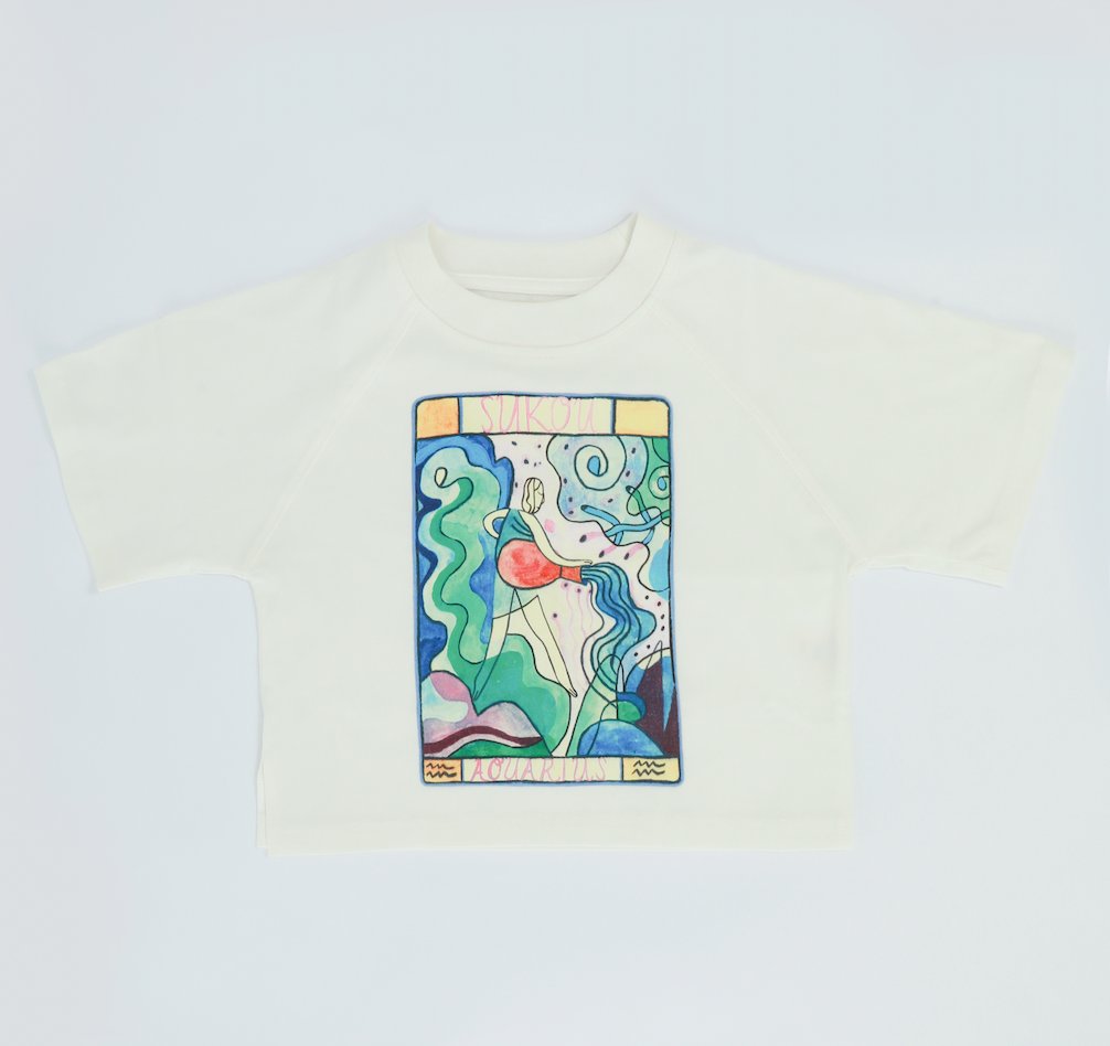 star sign kids tees - aquarius (pre order)