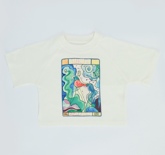 star sign kids tees - aquarius (pre order)