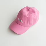 women's signature dad cap - pink