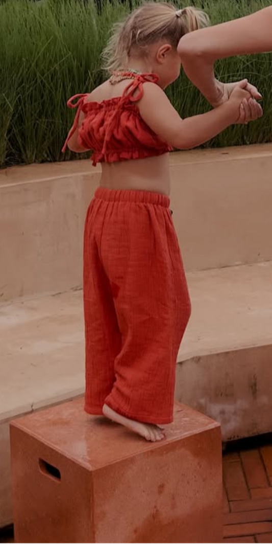 nova pants - tomato