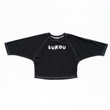 sukou signature long sleeved - black
