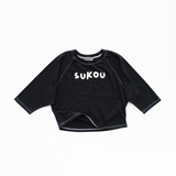 sukou signature long sleeved - black