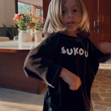 sukou signature long sleeved - black