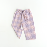 nova pants - purple check