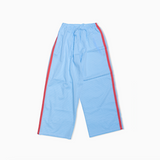 jacques women's pants - blue / red stripe