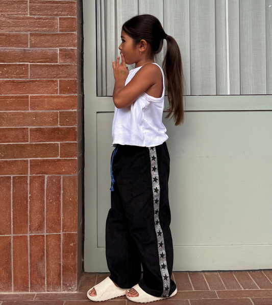 paloma pants - black stars