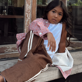 paloma pants - chocolate stripe