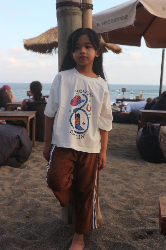 howdy darlin' t-shirt - white