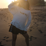 sukou signature long sleeved - white