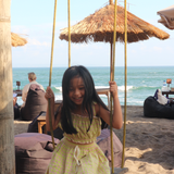 nika corduroy skirt - electric green check