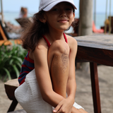 signature dad cap - light denim