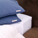 studio ziggy cotton pillowcases - blue PRE ORDER