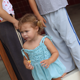 raphael hand smocked romper - blue check