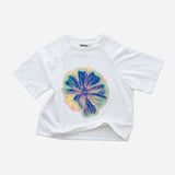 sukou blue flower t-shirt
