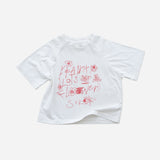 sukou paint white t-shirt