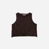 rio sukou signature singlet - brown