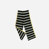 hudson knit pant - brown / blue stripe PRE ORDER