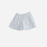 maggie bloomer short - white