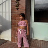 nova pants - red / blue check