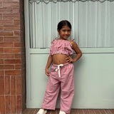 nova pants - red / blue check