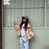 freddie reversible jacket - red / blue check