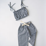 ziggy top - black gingham