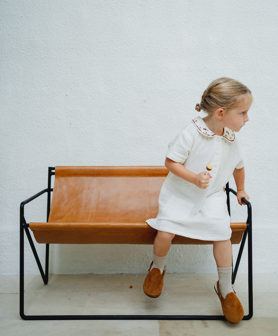 georgia hand embroidered tennis dress